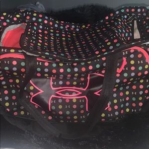 Polka dot storm 1 under armor duffle bag❣️